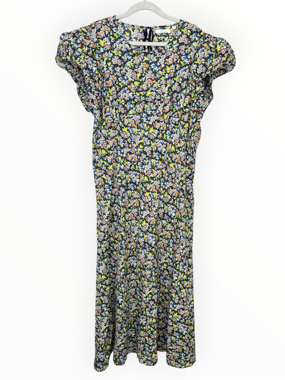 Doen Romina Puff Sleeve Midi Dress Blossom Breeze Size XXL - Picture 5 of 11
